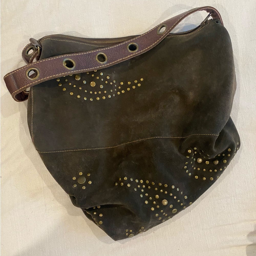 Y2K Suede Hobo Bag